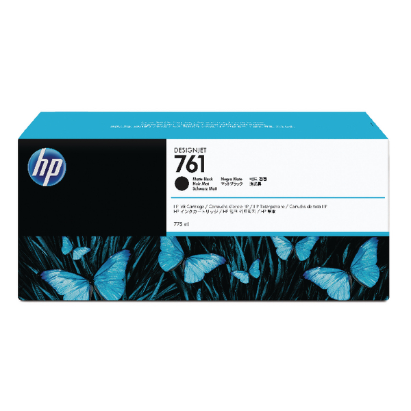 HP DESIGNJET INK CART 775ML MAT BLK