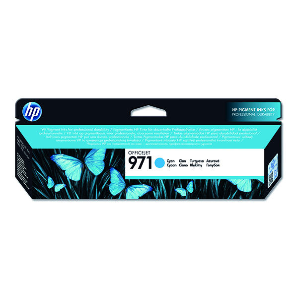 HP 971 OFFICEJET INK CYAN CN622AE