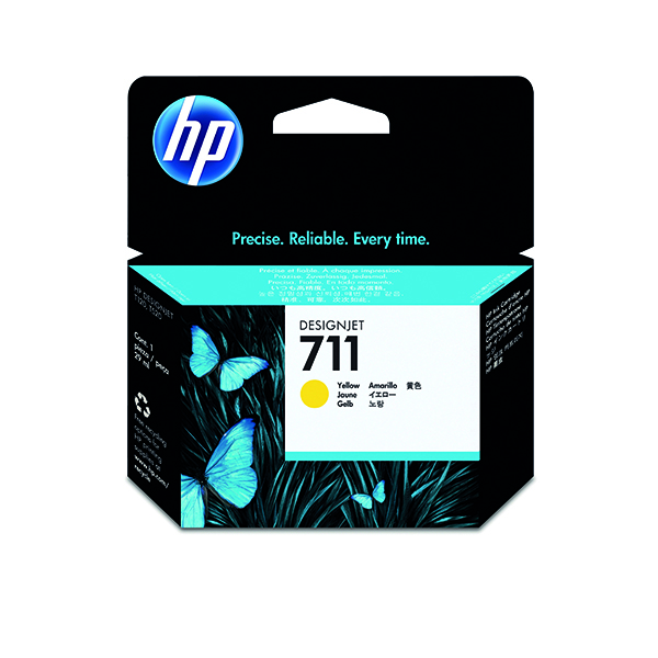 HP 711 DESIGNJET INK YELLOW CZ132A