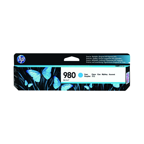 HP 980 INK CARTRIDGE CYAN D8J07A