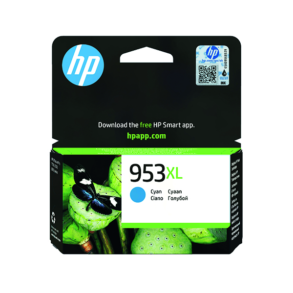 HP 953XL ORIG INK CART HY CY F6U16AE