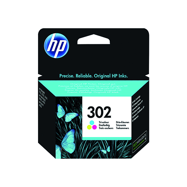 HP 302 INK CARTRIDGE TRI-COLOUR CMY