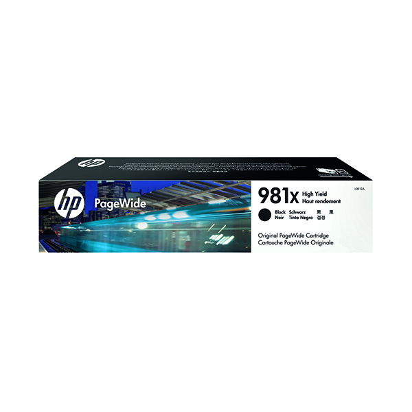 HP 981X ORIGINAL PAGEWIDE HY INK BK