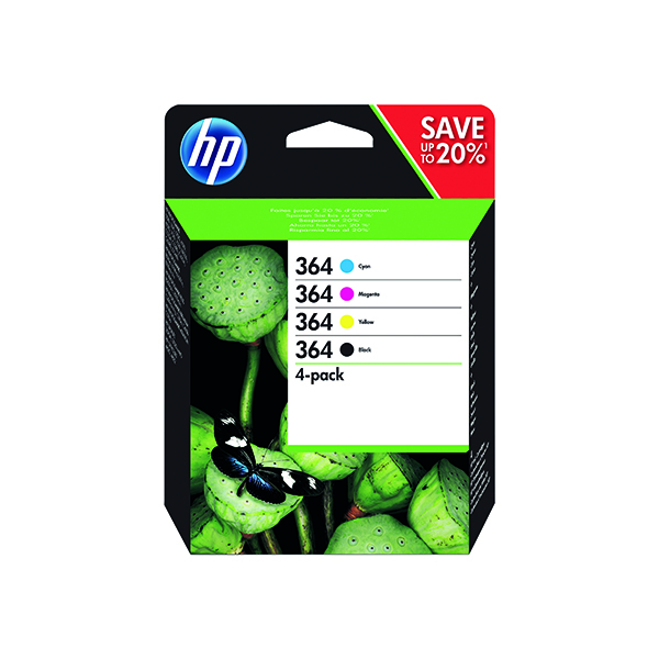 HP 364 INK CARTS 4-PKMULTIPKCMYK