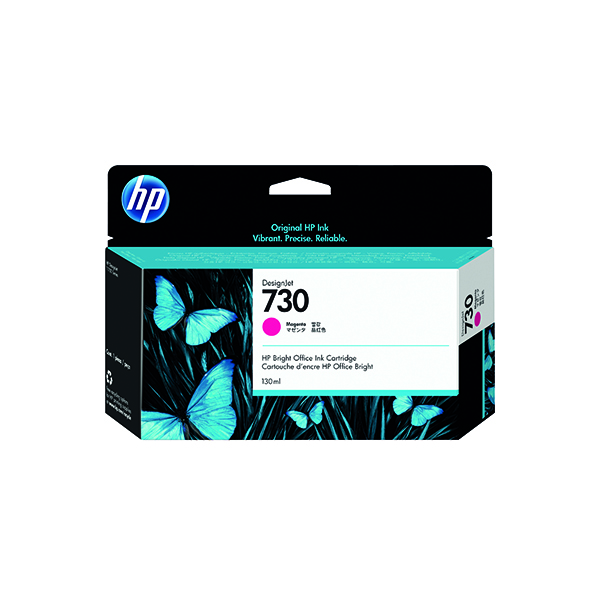 HP 730 MAGENTA INK CARTRIDGE 130ML