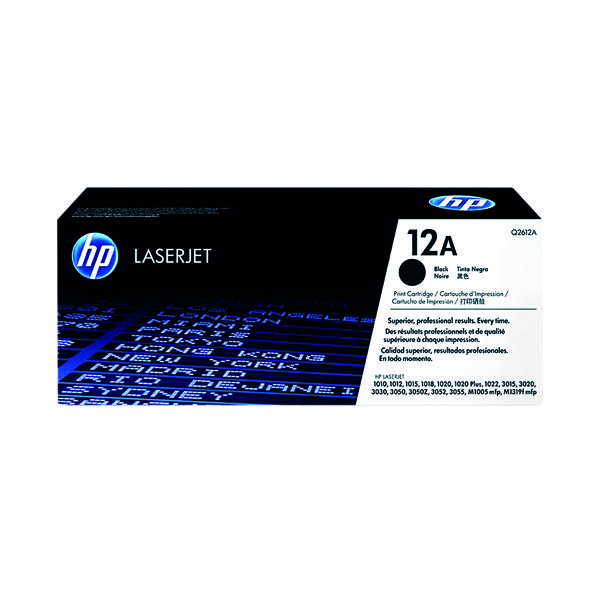 HP 12A LASERJET TONER BLK Q2612A