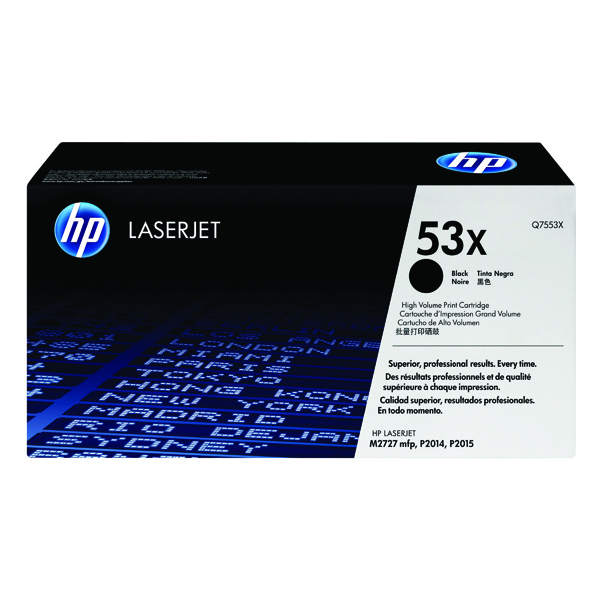 HP 53X LASERJET TONER HY BLK Q7553X