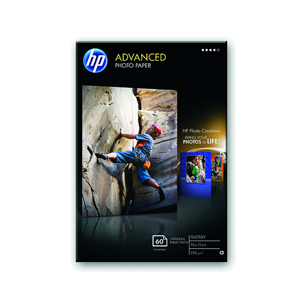 HP PHT PPR GLSSY 250GSM 25 SHEETS
