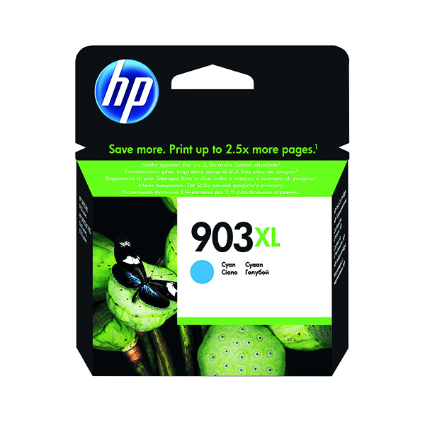 HP 903XL INK CART HY CYAN T6M03AE