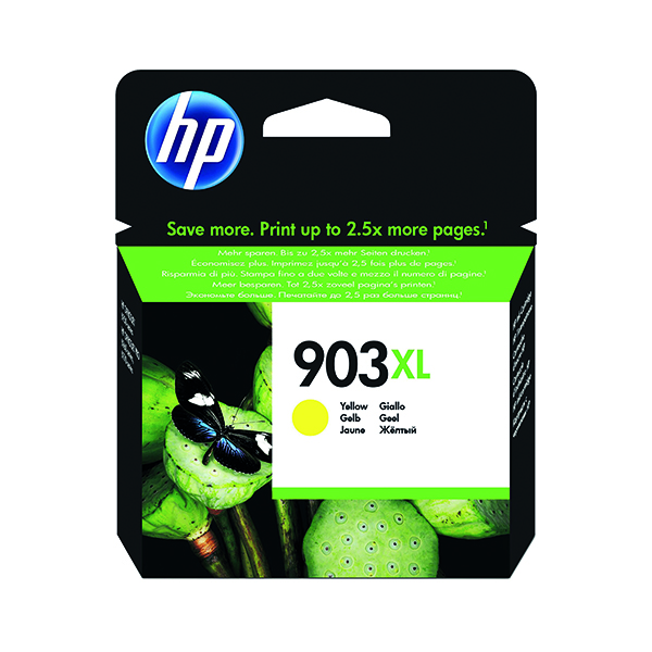 HP 903XL INK CART HY YLW T6M11AE