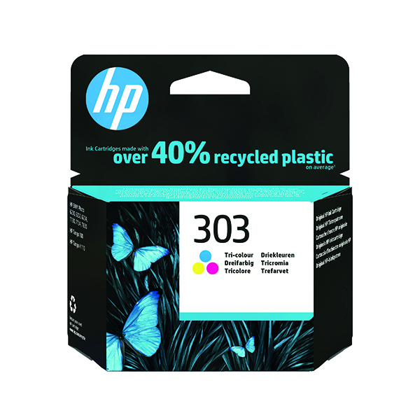 HP 303 INK CARTRIDGES TRI COLOUR CMY