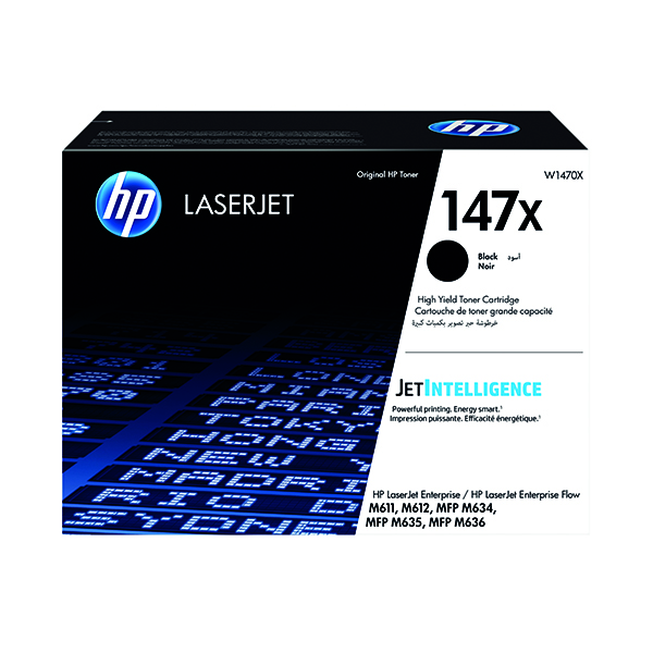 HP 147X LASERJET TONER CART HY BLK