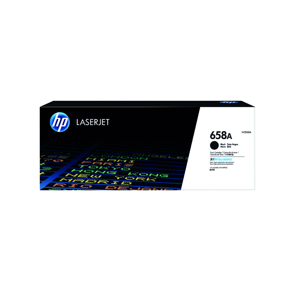 HP 658A BLK LASERJET TONER CARTRIDGE