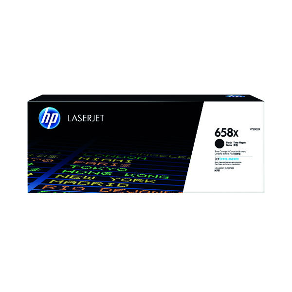 HP 658A CYAN LASERJET TONER CRTRIDGE