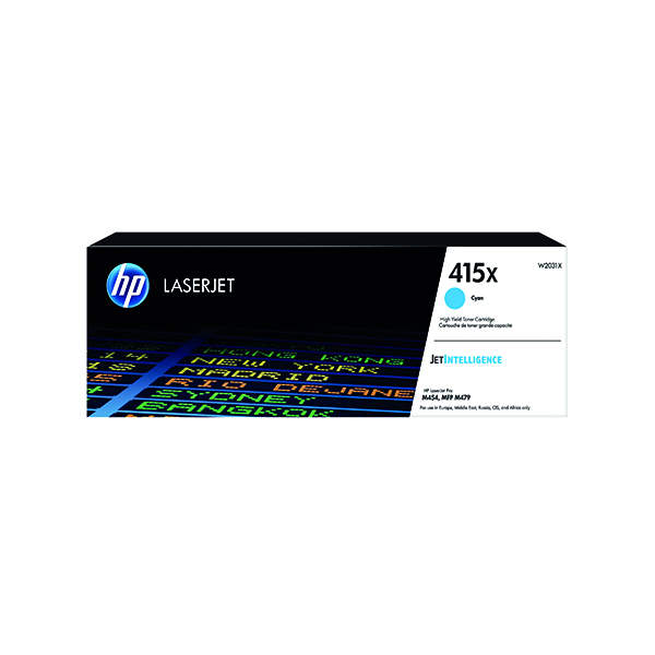 HP 415X CYAN LASERJET TNR W2031X