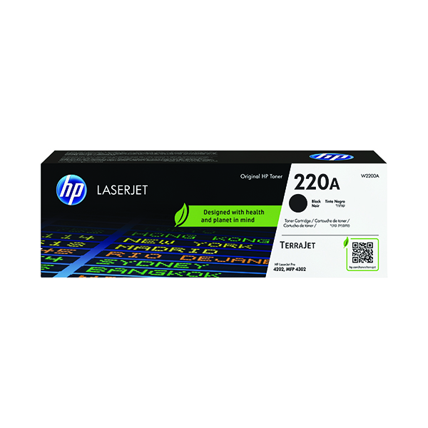 HP 220A LASERJET TONER CART BLK