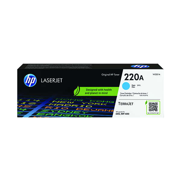 HP 220A LASERJET TONER CART CYAN