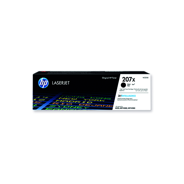 HP 207X LASERJET HY TONER CART BLK