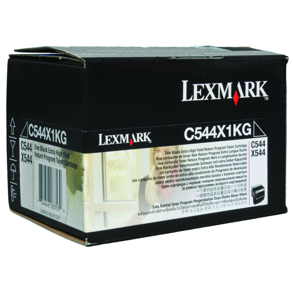 LEXMARK BLK RTN PROG 6K TNR C544X1KG