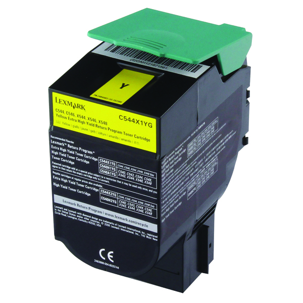 LEXMARK YLW RTN PROG 4K TNR C544X1YG