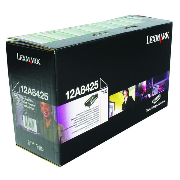 LEXMARK TONER RP HY BLK 12A8425