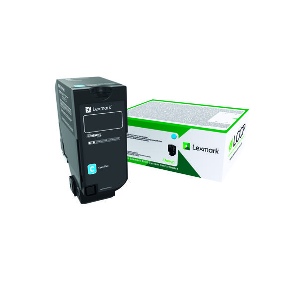 LEXMARK CYAN CORP 12K TONER CART