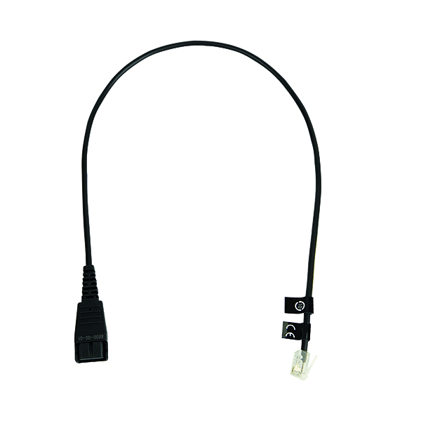 JABRA QD RJ9 STRAIGHT BOTTOM CORD