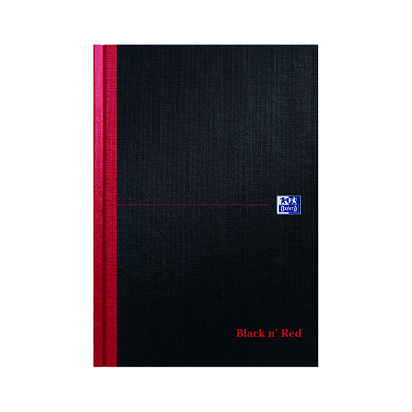 BLACK N RED HB RULED NOTEBOOK B5 PK5