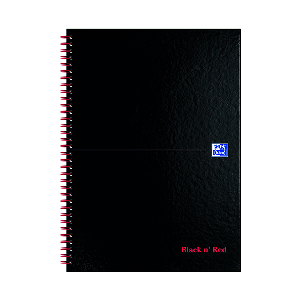 BLACK N RED WIRE HB RULE NTBK A4 PK5