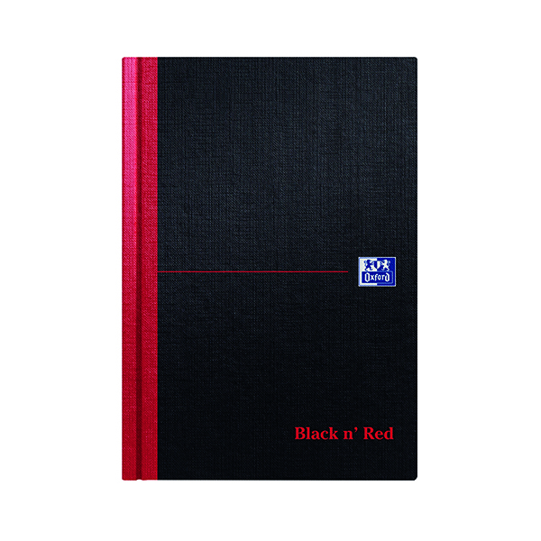 BLACK N RED HB RULED NOTEBOOK A5 PK5