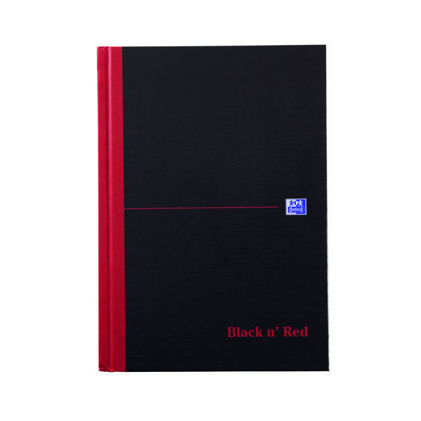 BLACK N RED A-Z INDEX NOTEBK A5 PK5
