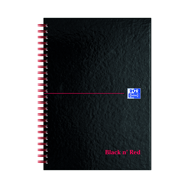 BLACK N RED HB RULE NOTEBOOK A5 PK5