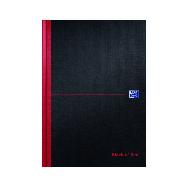 BLACK N RED SGL HB CASH BOOK A4 PK5