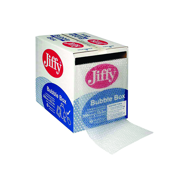 JIFFY BUBBLE BOX ROLL 300MMX50M CLR