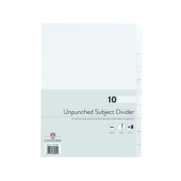 CONCORD UPCHD DVDR 10-PART WHT PK10