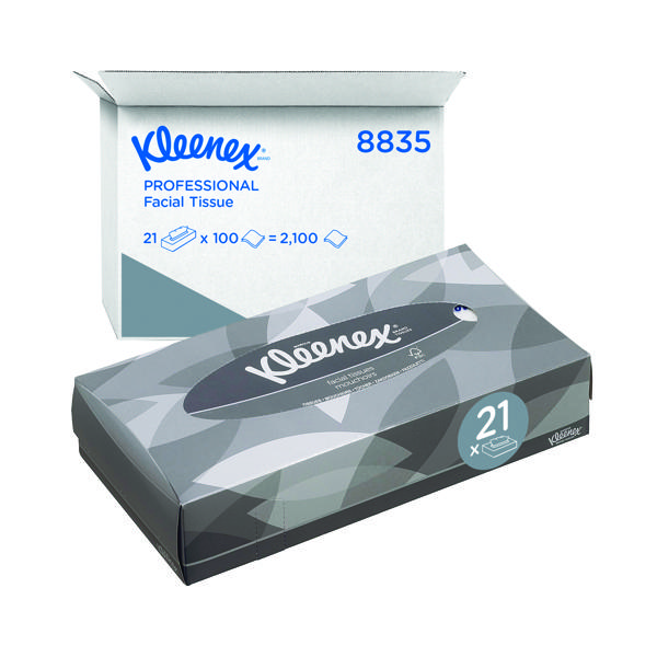 KLEENEX FACIAL TISSUES BOX P21 8835