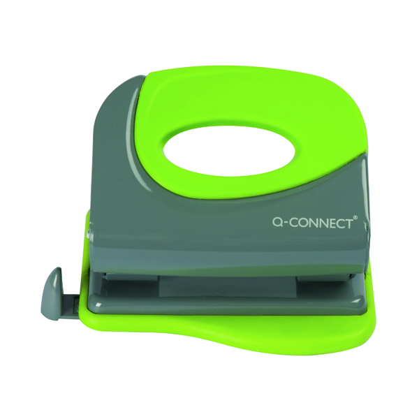 Q-CONNECT SOFTGRIP METAL HOLE PUNCH