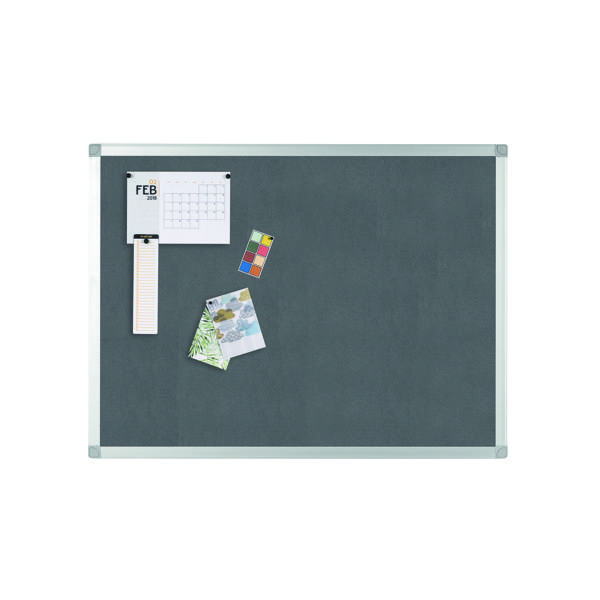 Q-CONNECT NOTICEBOARD 1200X900 GREY