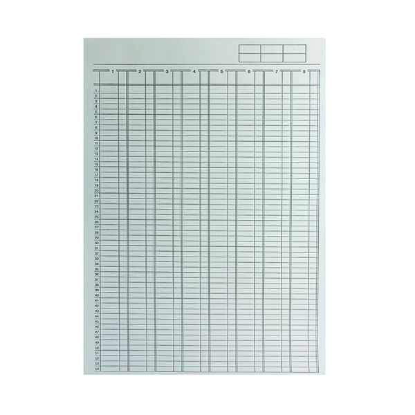 Q-CONNECT 8 COLUMN ANALYSIS PAD A4