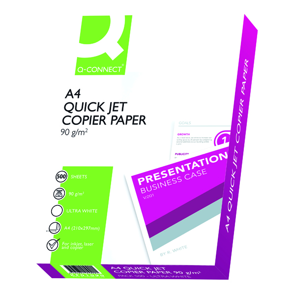 Q-CONNECT QUICK JET PAPER A4 WHITE