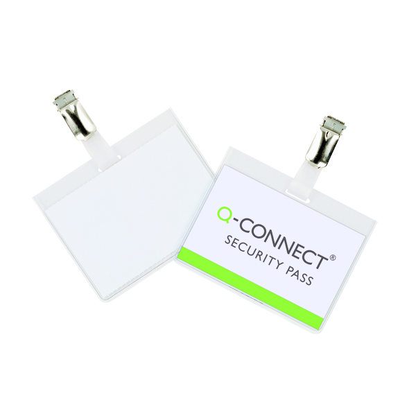 Q-CONNECT SECURITY BADGE PK25