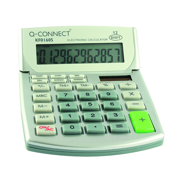 Q-CONNECT SEMI-DESKTOP CALC 12-DIGIT