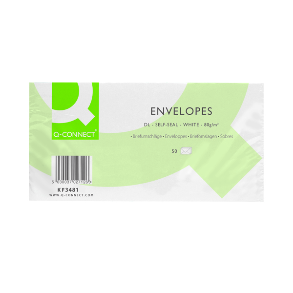 Envelope DL Size.