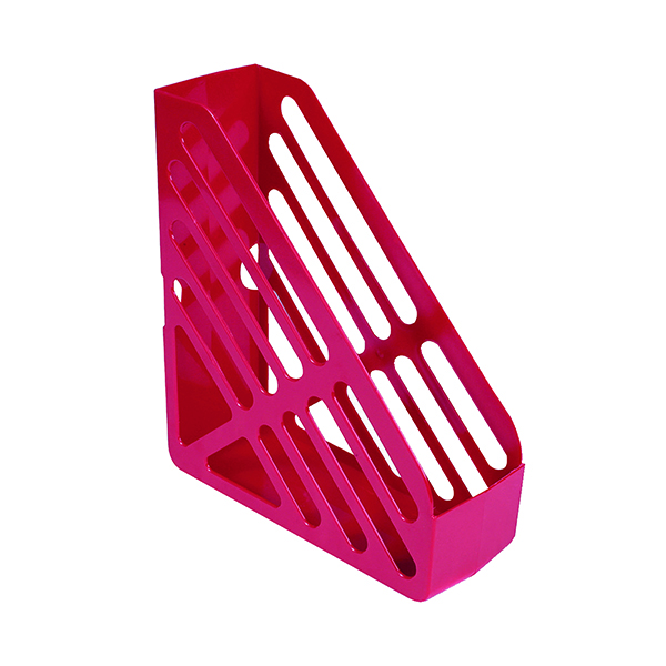 Q-CONNENT MAGAZINE RACK RED