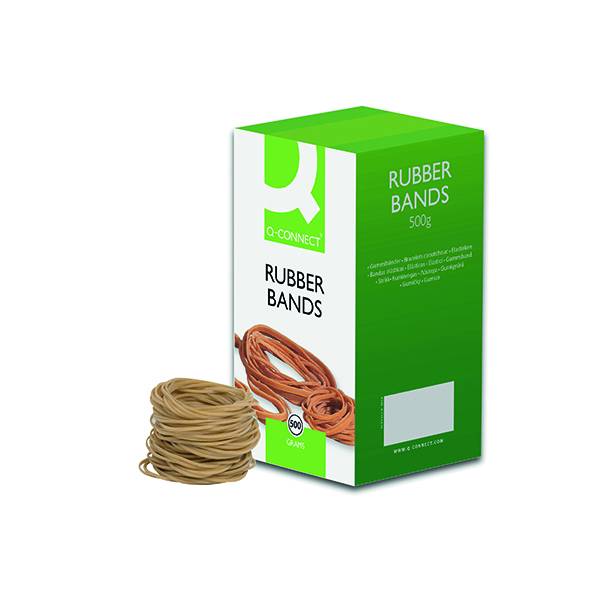 Q-CONNECT RUBBER BANDS 500G NO 19