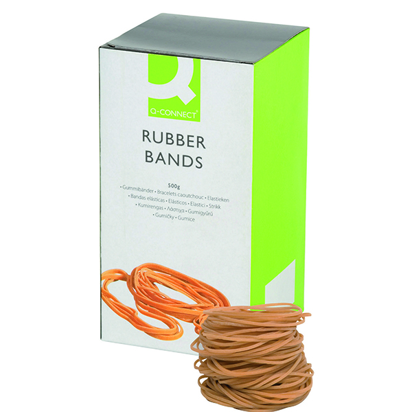 Q-CONNECT RUBBER BANDS 500G NO 24