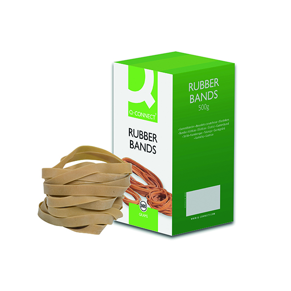 Q-CONNECT RUBBER BANDS 500G NO 89