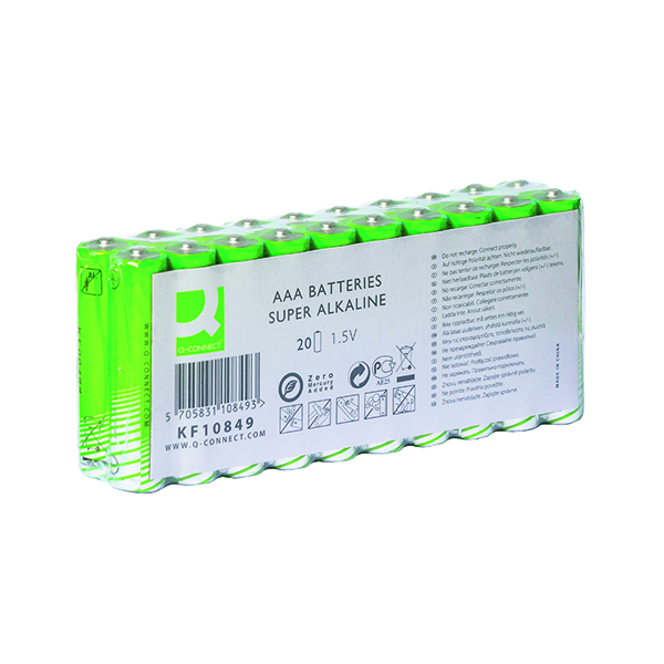 Q-CONNECT BATTERY AAA ECONOMY PK20