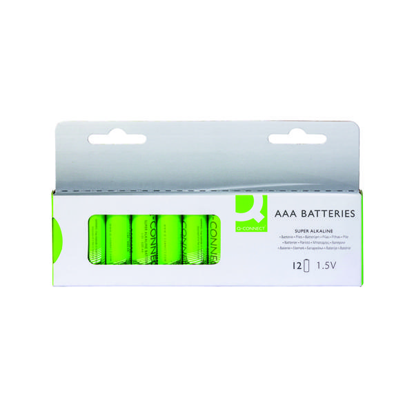 Q-CONNECT AAA ALK BATTERIES PK12