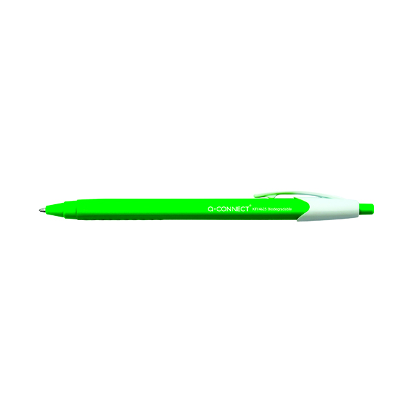 Q-CONNECT BIO BALL POINT PEN BLU P12